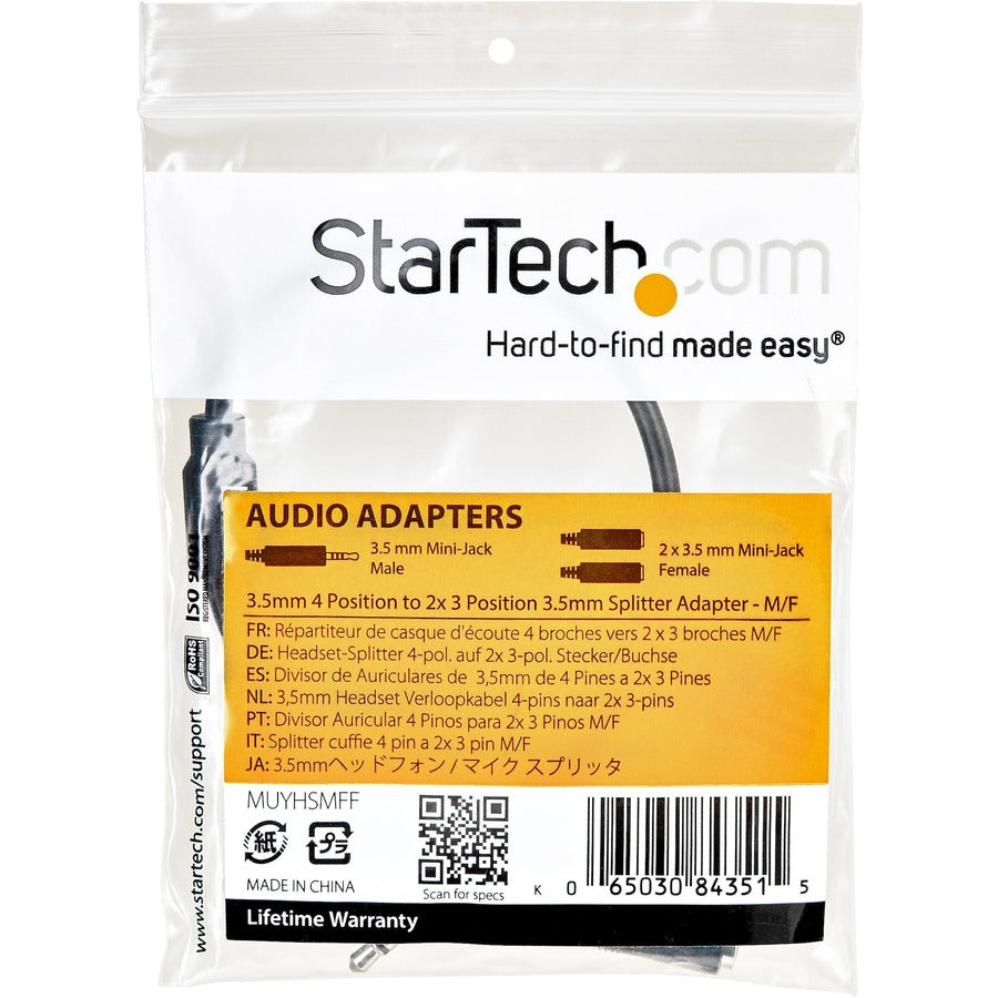 StarTech.com Mini-phone Audio Cable