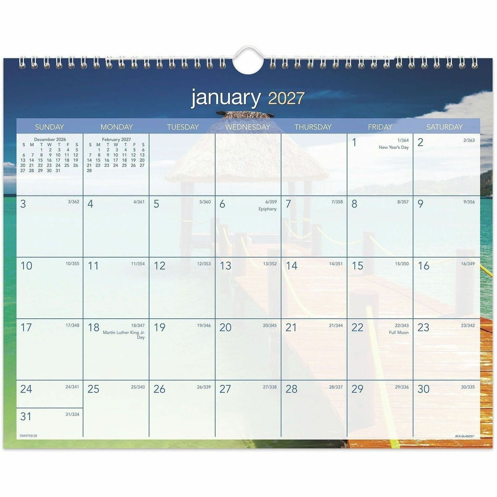 At-A-Glance Tropical Escape Wall Calendar