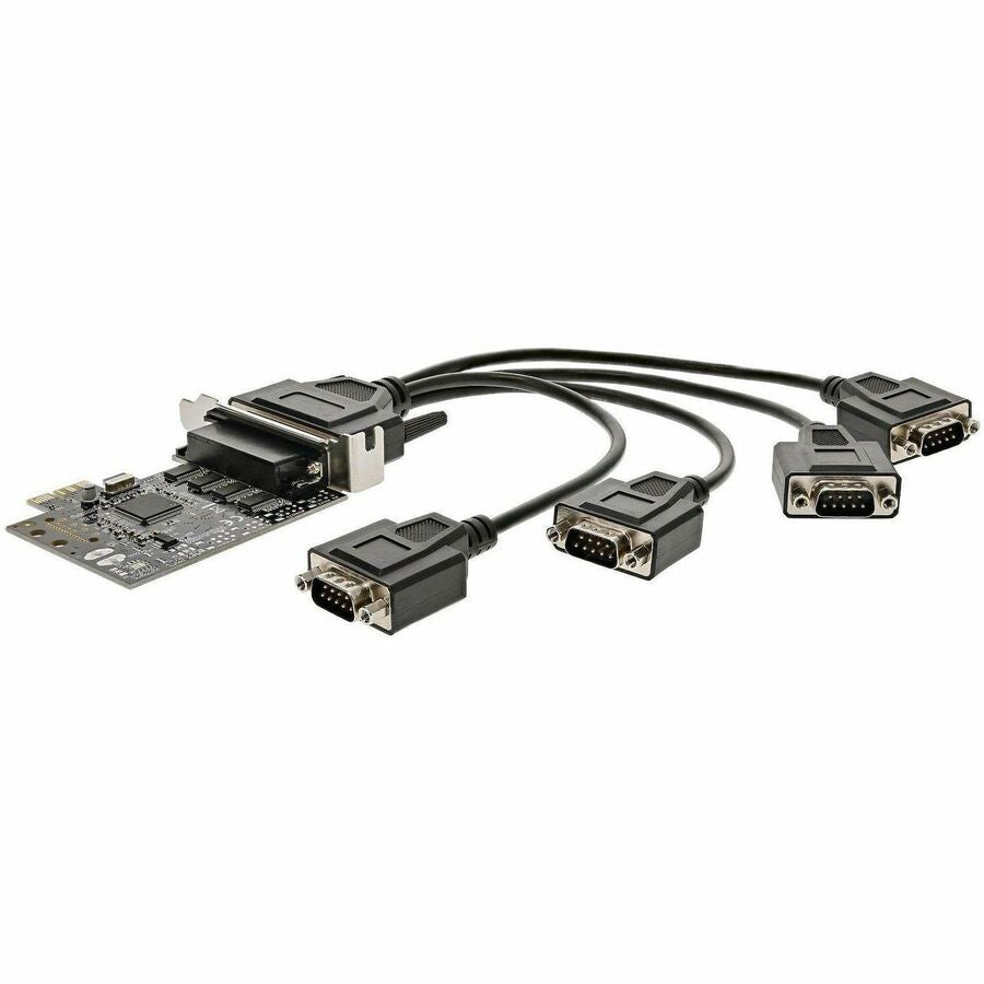 StarTech.com 4 Port RS232 PCI Express Serial Card w/ Breakout Cable