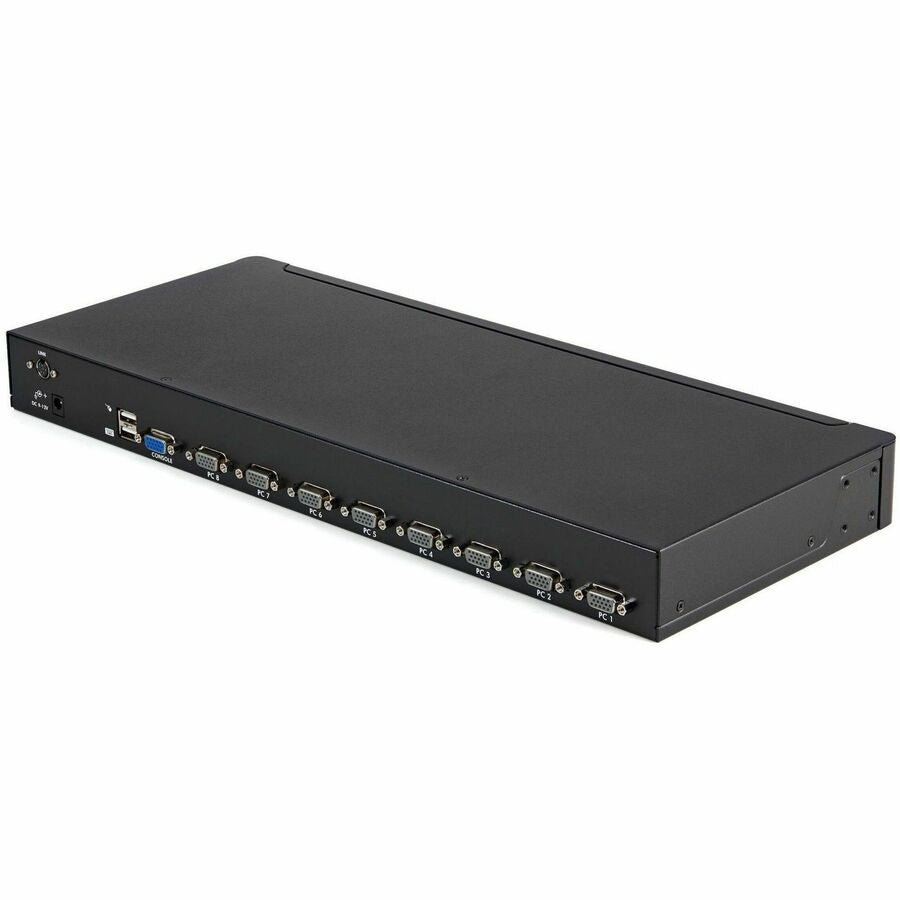 StarTech.com 8 Port 1U Rack Mount USB KVM Switch Kit with OSD and Cables