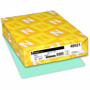 Letter - 8 1/2" x 11" - 110 lb Basis Weight - Smooth - Green Seal - Durable, Acid-free - Blue - 1 Pack
