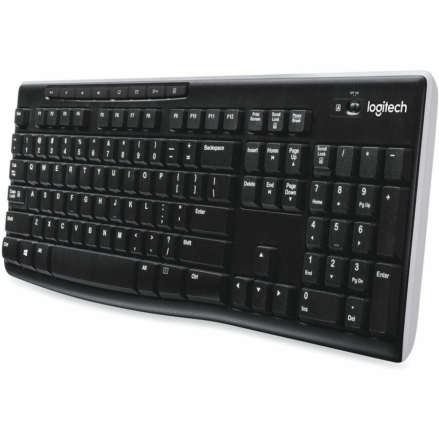 Wireless Connectivity - RF - 33 ft - 2.40 GHz - USB Interface - Computer - PC - AAA Battery Size Supported - Black