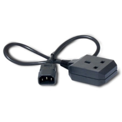 APC by Schneider Electric Standard Power Cord - 230 V AC - Black - 2 ft Cord Length - 1 Each
