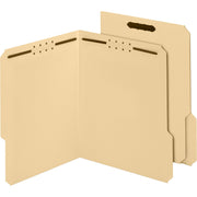 Pendaflex Top Tab Fastener Folders, 1/3 Cut, Letter Size, 11 pt. Manila, 3/4" Expansion, 2 Prong K Style Fasteners, Assorted Tab Positions, Acid-free, Archival-safe, Reinforced Tab, 10% Recycled, 50/Box