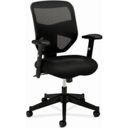 HON Prominent Chair - Black Back Color - Mesh Back Material - Black Frame Color - High Back - 5-star Base - Black - 1 Each