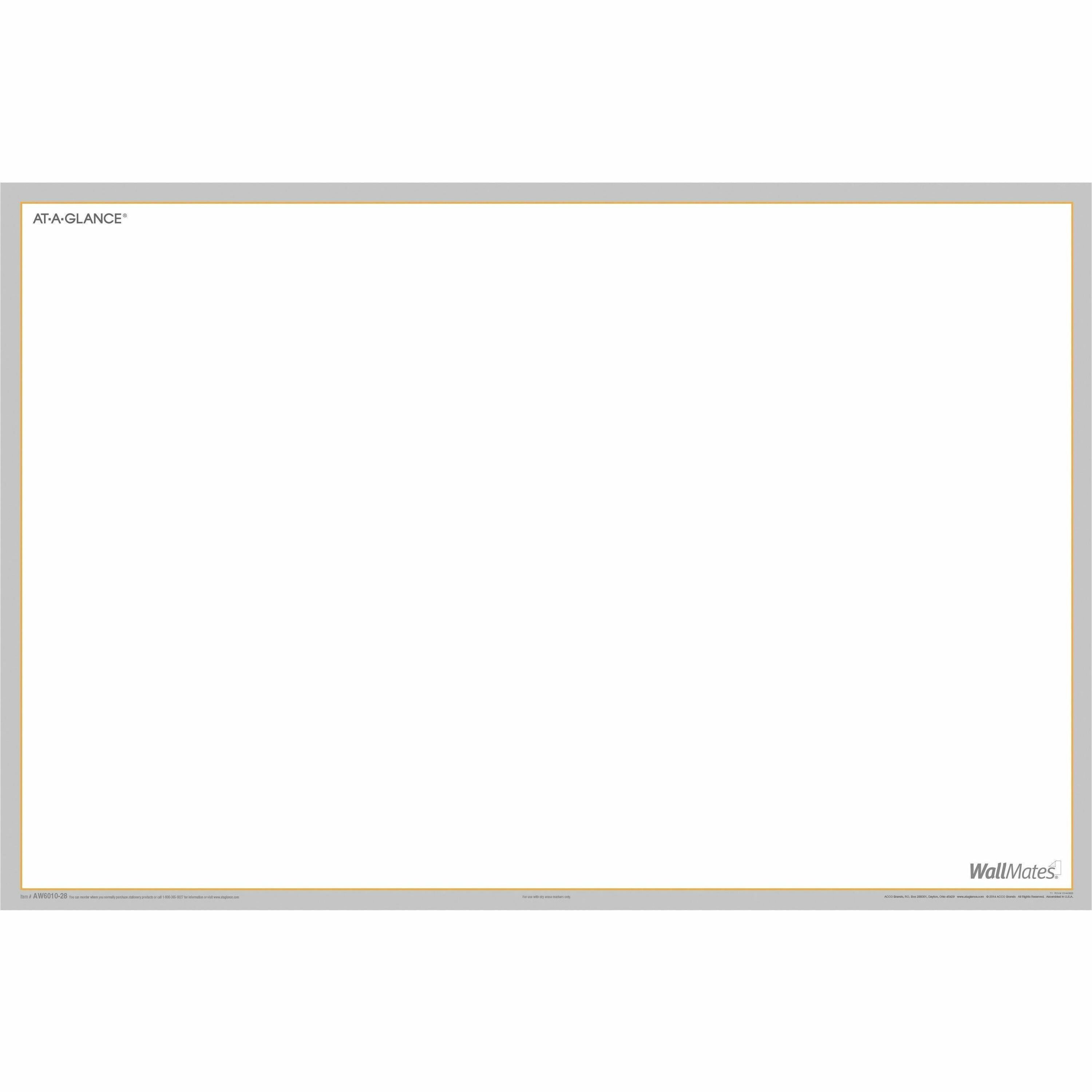 24" x 36" Sheet Size - White - Erasable - 1 Each