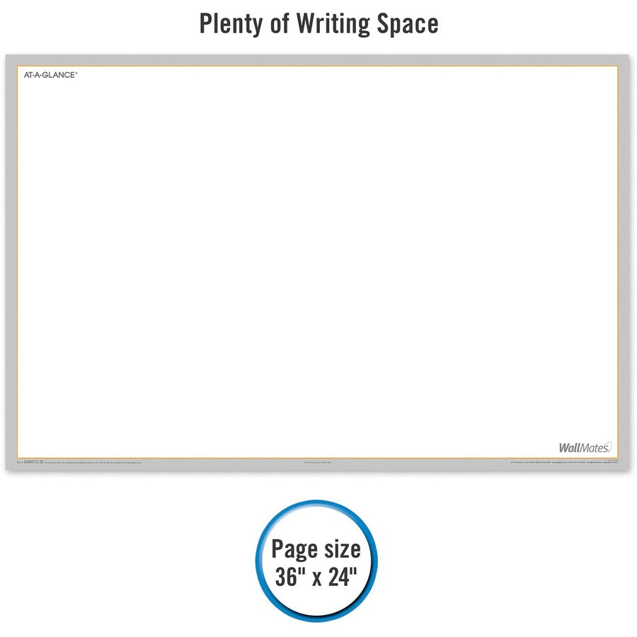 24" x 36" Sheet Size - White - Erasable - 1 Each