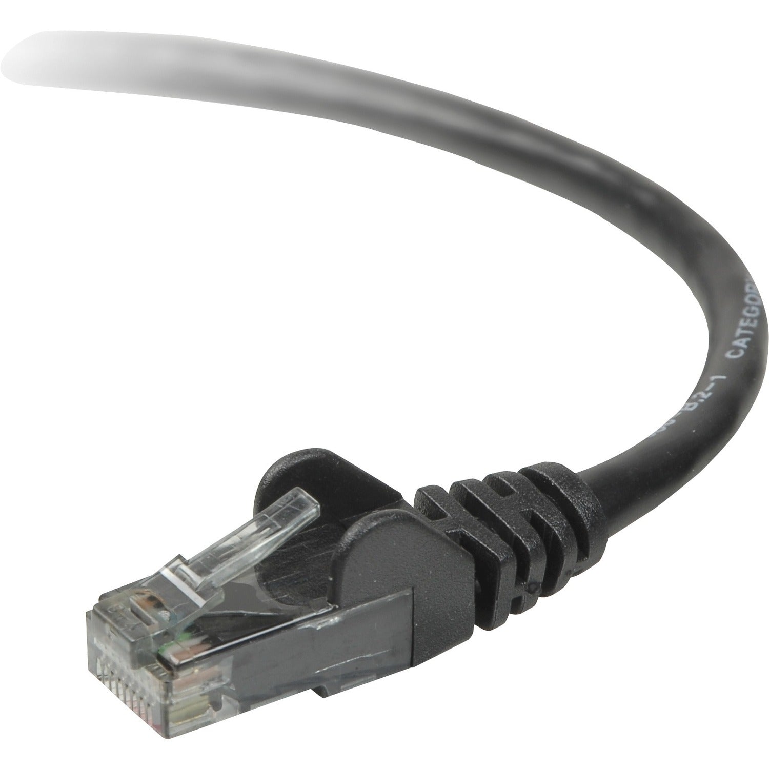 Belkin CAT6 Ethernet Patch Cable, RJ45, M/M - 5 ft Category 6 Network Cable for Network Device - First End: 1 x RJ-45 Network - Male - Second End: 1 x RJ-45 Network - Male - Patch Cable - Gold Plated Connector - Gold Plated Contact - Black - 1 Each