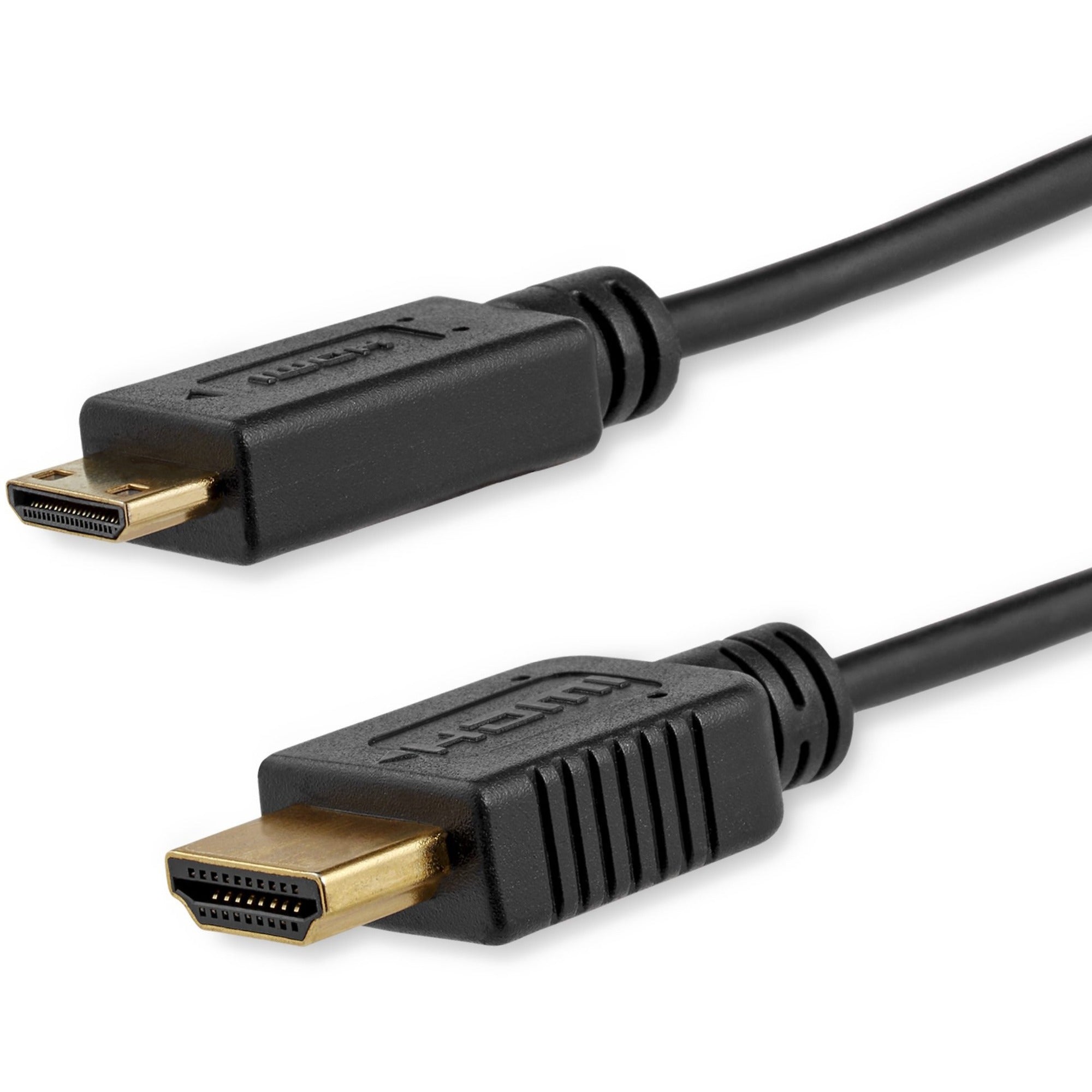 StarTech.com 6 ft Slim High Speed HDMI&reg; Cable with Ethernet - HDMI to HDMI Mini M/M