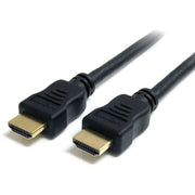 StarTech.com HDMI Cable with Ethernet, 10 ft, 1 Each, Gold-Plated Connectors, 28 AWG, Black, Supports 4K (4096 x 2160)