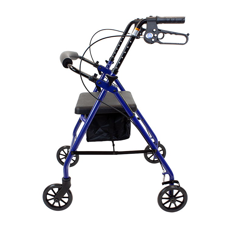 DynaGo Quad 6 - Aluminum Rollator, Blue, 1 Quantity per Case