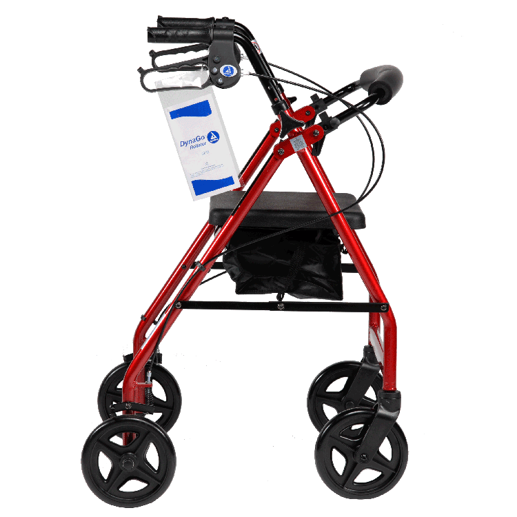 DynaGo Quad 8 - Aluminum Rollator w/ 7.5" Wheels,  1 Quantity per Case