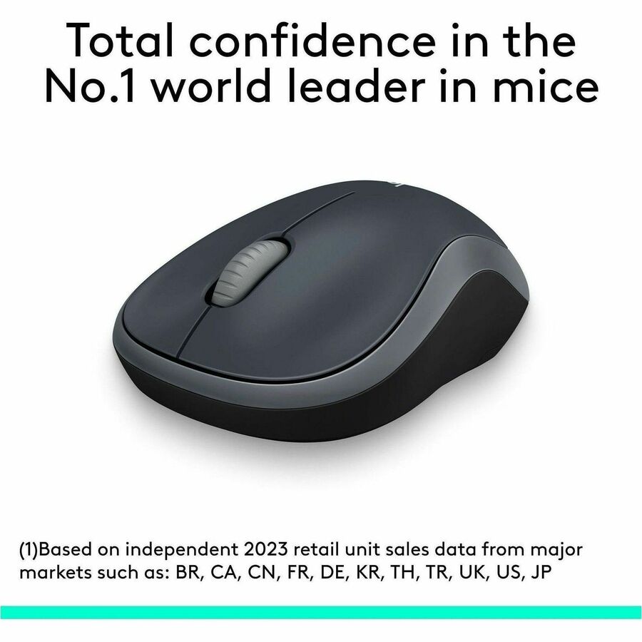 Optical - Wireless - 32.81 ft - Radio Frequency - 2.40 GHz - Silver - USB - 1000 dpi - Scroll Wheel - 3 Button(s) - Symmetrical - 1 x AA Battery Supported - 1 Year Battery Run Time - 1 Each
