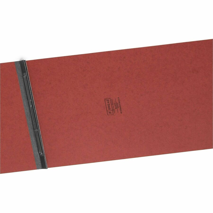 Smead Recycled Report Cover - 3" Folder Capacity - 11" x 17" - 3" Expansion - 1 Fastener(s) - 25 pt. - Pressboard - Red - Metal Compressor, Hinged - 100% Paper Recycled - 1 Each