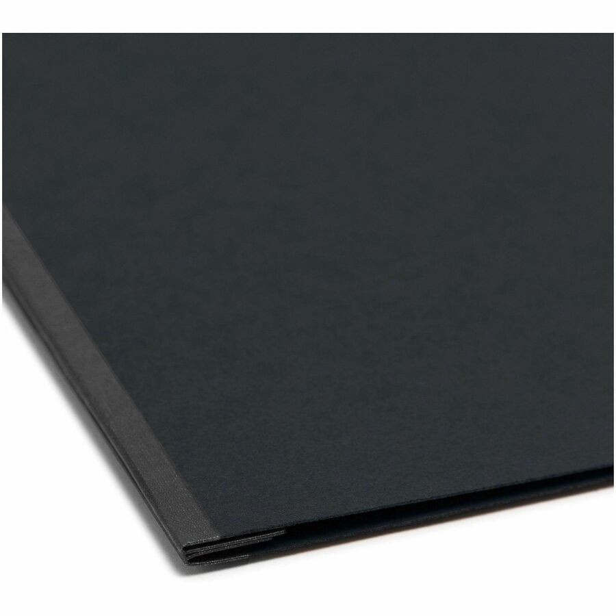 11" x 17" - 3" Expansion - 1 Fastener(s) - 25 pt. - Pressboard - Black - Metal Compressor, Hinged - 100% Paper Recycled - 1 Each