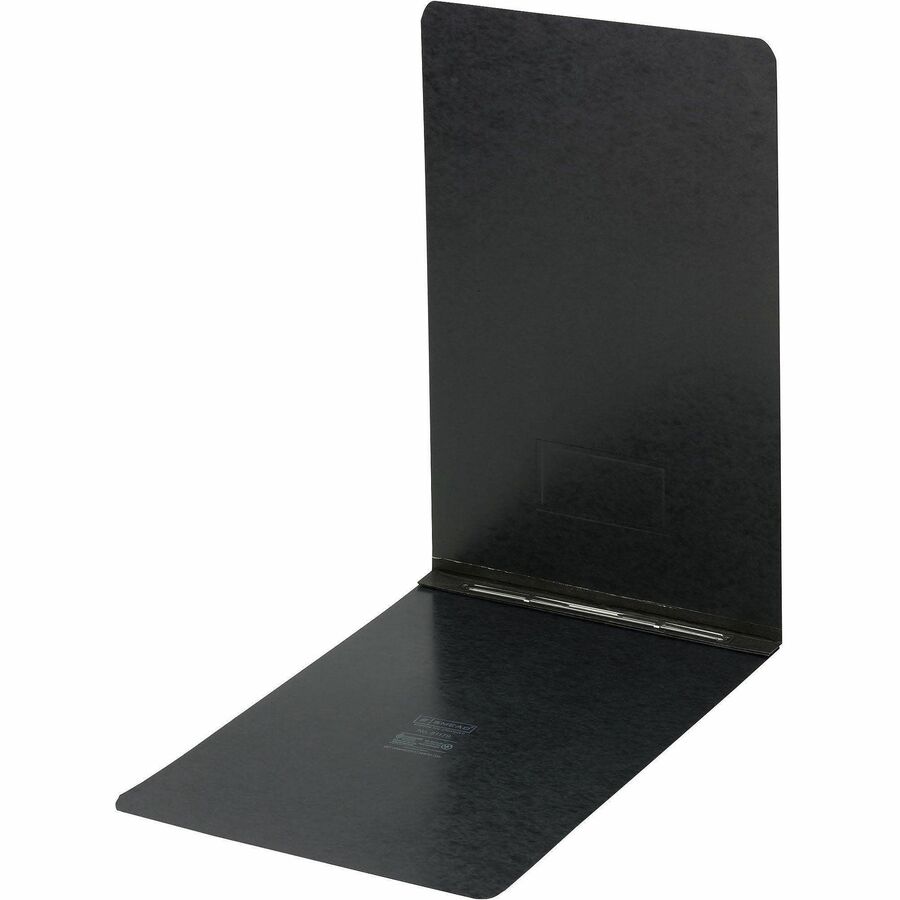 11" x 17" - 3" Expansion - 1 Fastener(s) - 25 pt. - Pressboard - Black - Metal Compressor, Hinged - 100% Paper Recycled - 1 Each