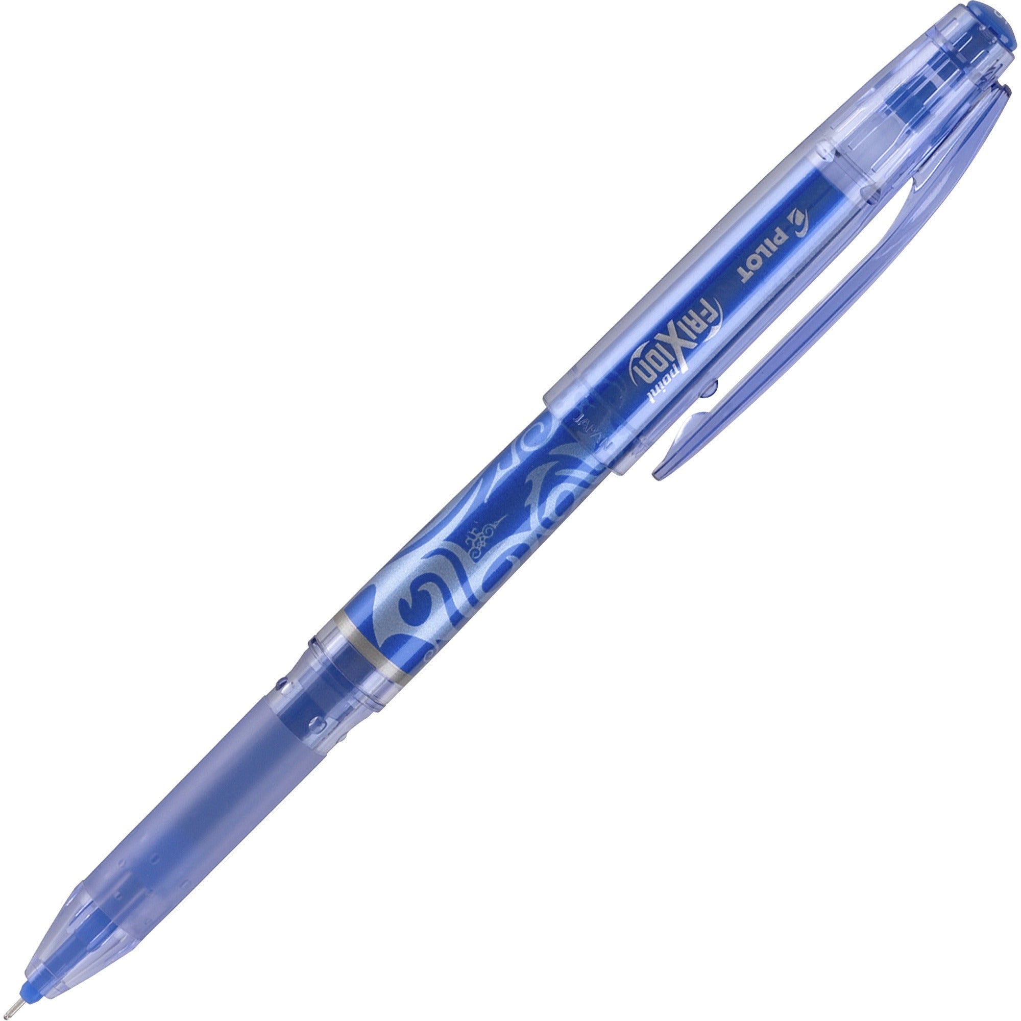 Pilot Gel Pen - 0.5 mm Extra Fine Needle Pen Point - Blue Ink - Thermosensitive Gel Ink, Gel-based - Blue Barrel - 1 Dozen