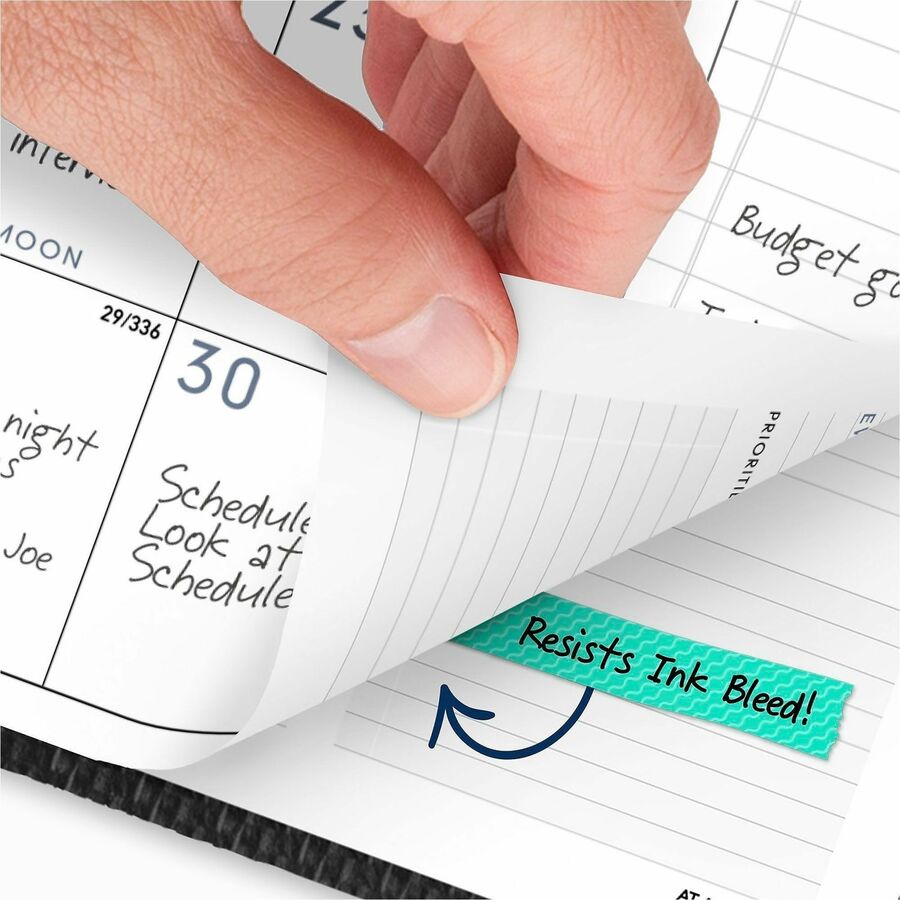 At-A-Glance Contemporary Planner, Large, Weekly/Monthly, January 2026–December 2026, 8:00 AM–5:30 PM Half-Hourly, 8 1/4" x 10 7/8", Wire Bound, Charcoal Gray, Simulated Leather, 1 Each