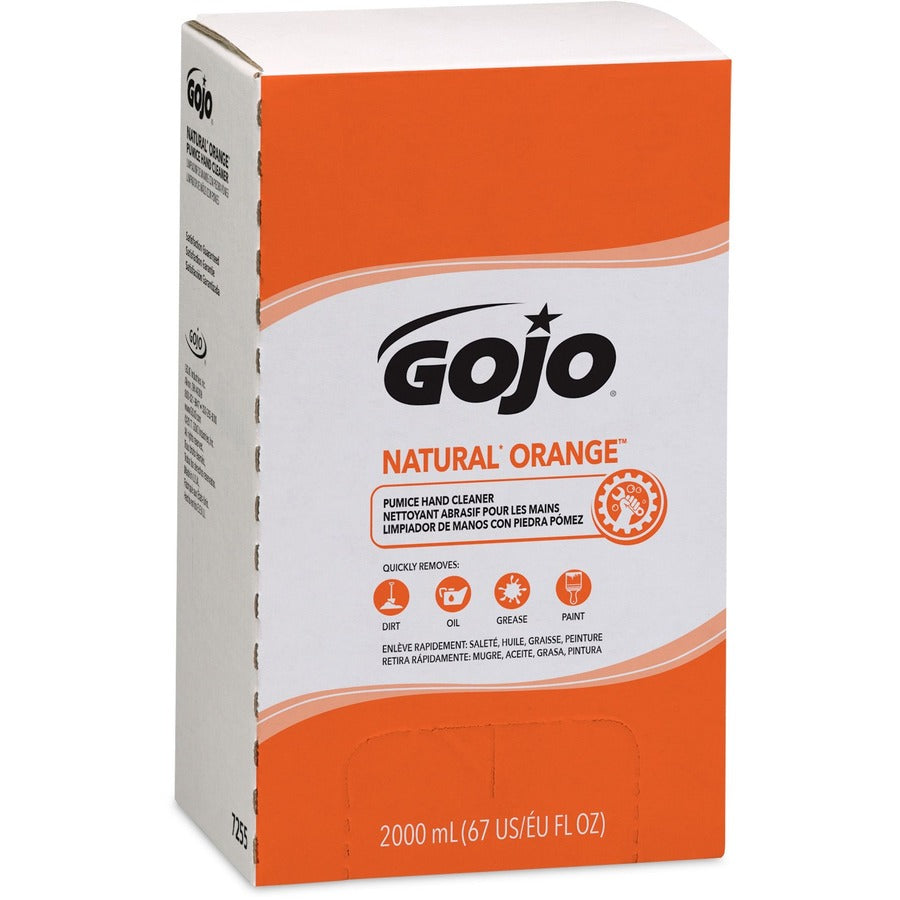 Orange Citrus Scent - 2.11 quart - Dirt Remover, Grease Remover, Soilage Remover - Hand - Gray - 4 / Carton