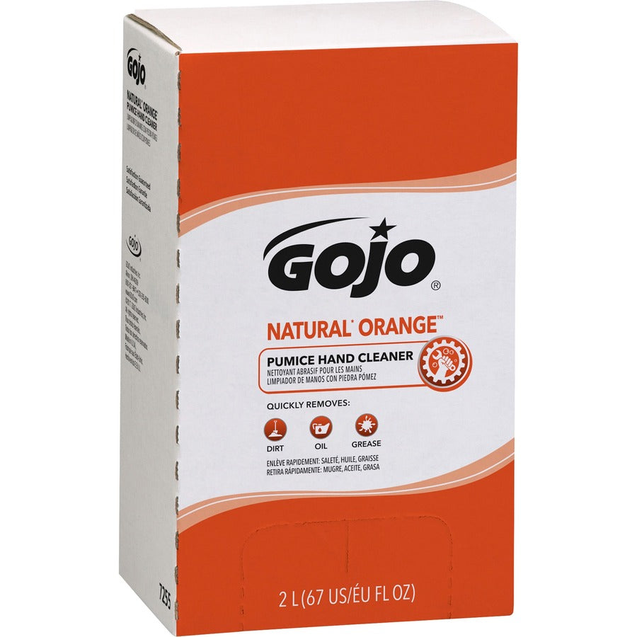 Orange Citrus Scent - 2.11 quart - Dirt Remover, Grease Remover, Soilage Remover - Hand - Gray - 4 / Carton