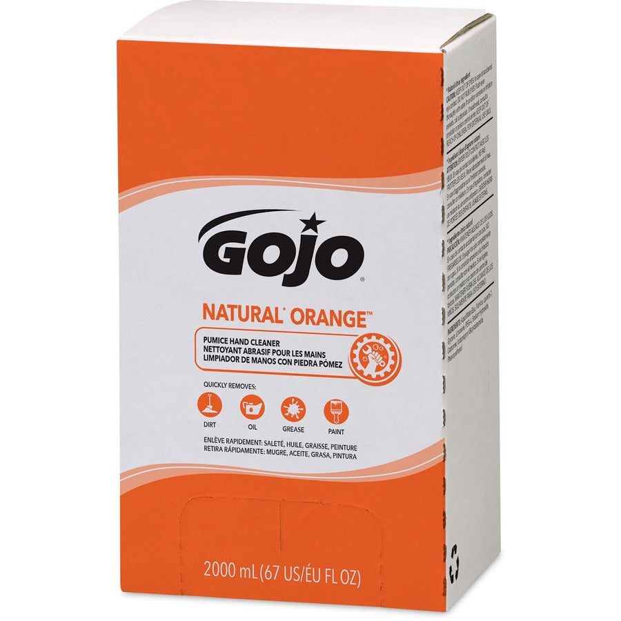 Orange Citrus Scent - 2.11 quart - Dirt Remover, Grease Remover, Soilage Remover - Hand - Gray - 4 / Carton