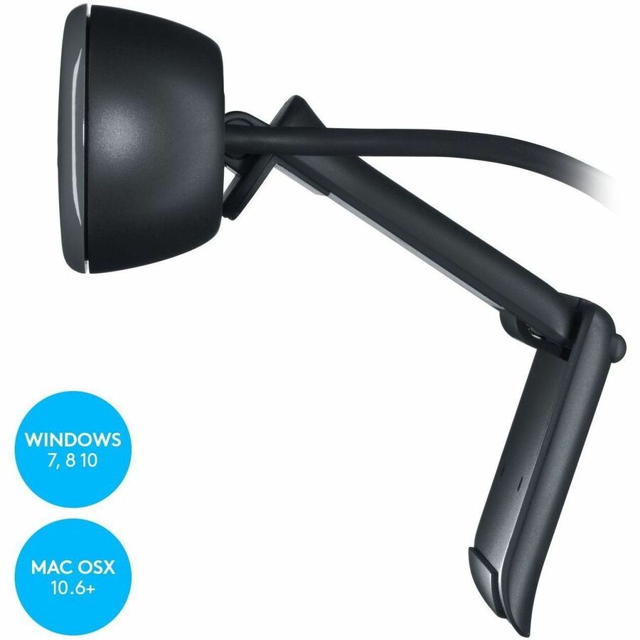 3 Megapixel Interpolated - 1280 x 720 Video - Fixed Focus - 55&deg; Angle - Widescreen - Microphone - For Computer, Notebook, Monitor