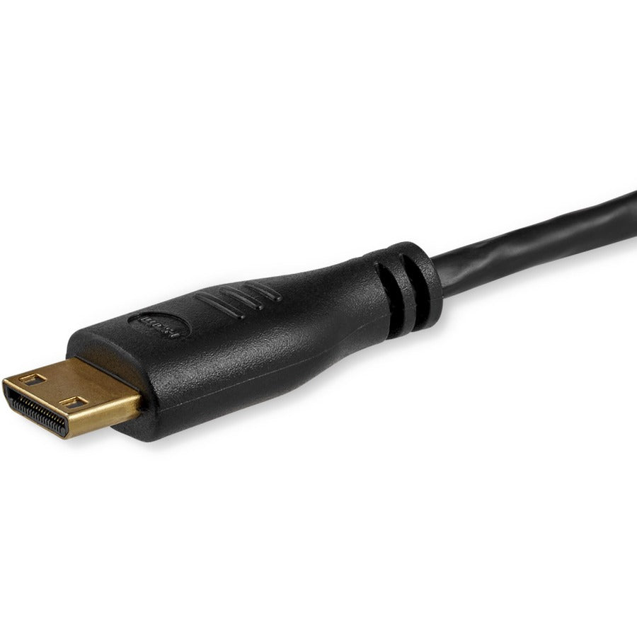 StarTech.com 3 ft Slim High Speed HDMI&reg; Cable with Ethernet - HDMI to HDMI Mini M/M