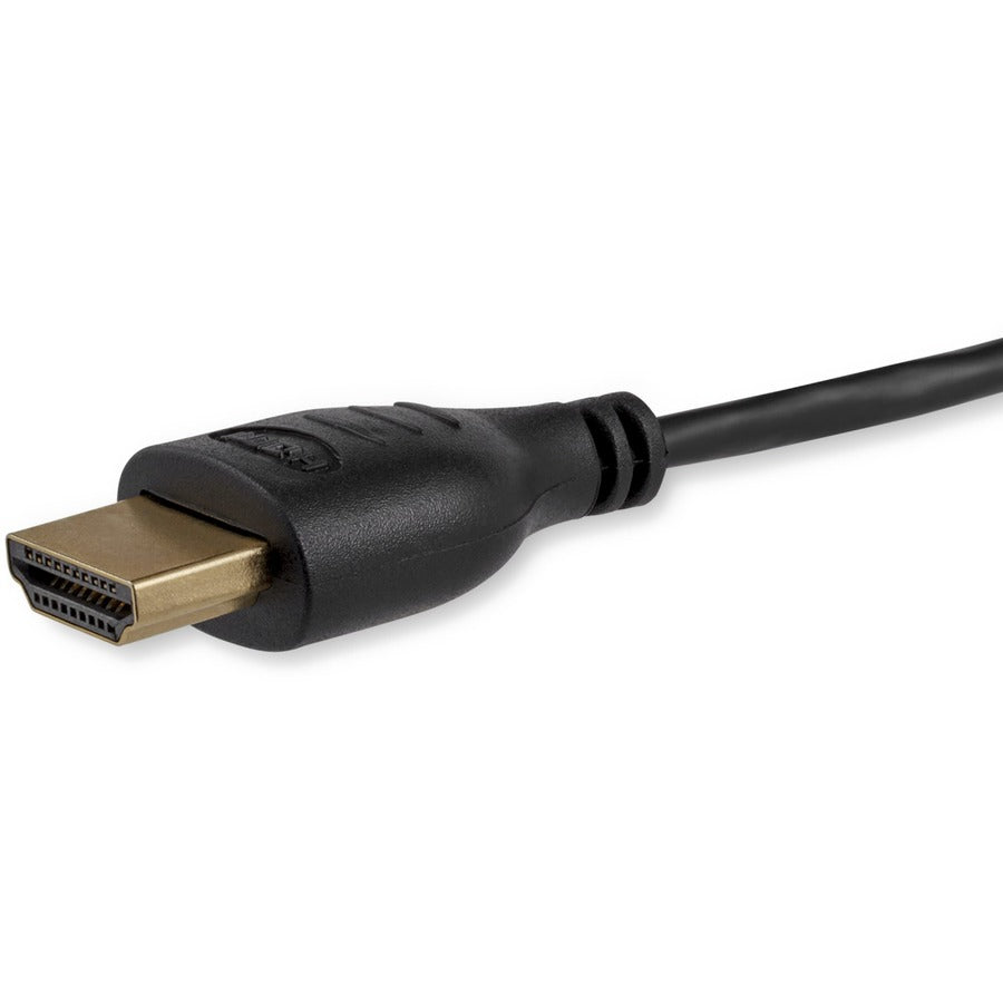 StarTech.com 3 ft Slim High Speed HDMI&reg; Cable with Ethernet - HDMI to HDMI Mini M/M