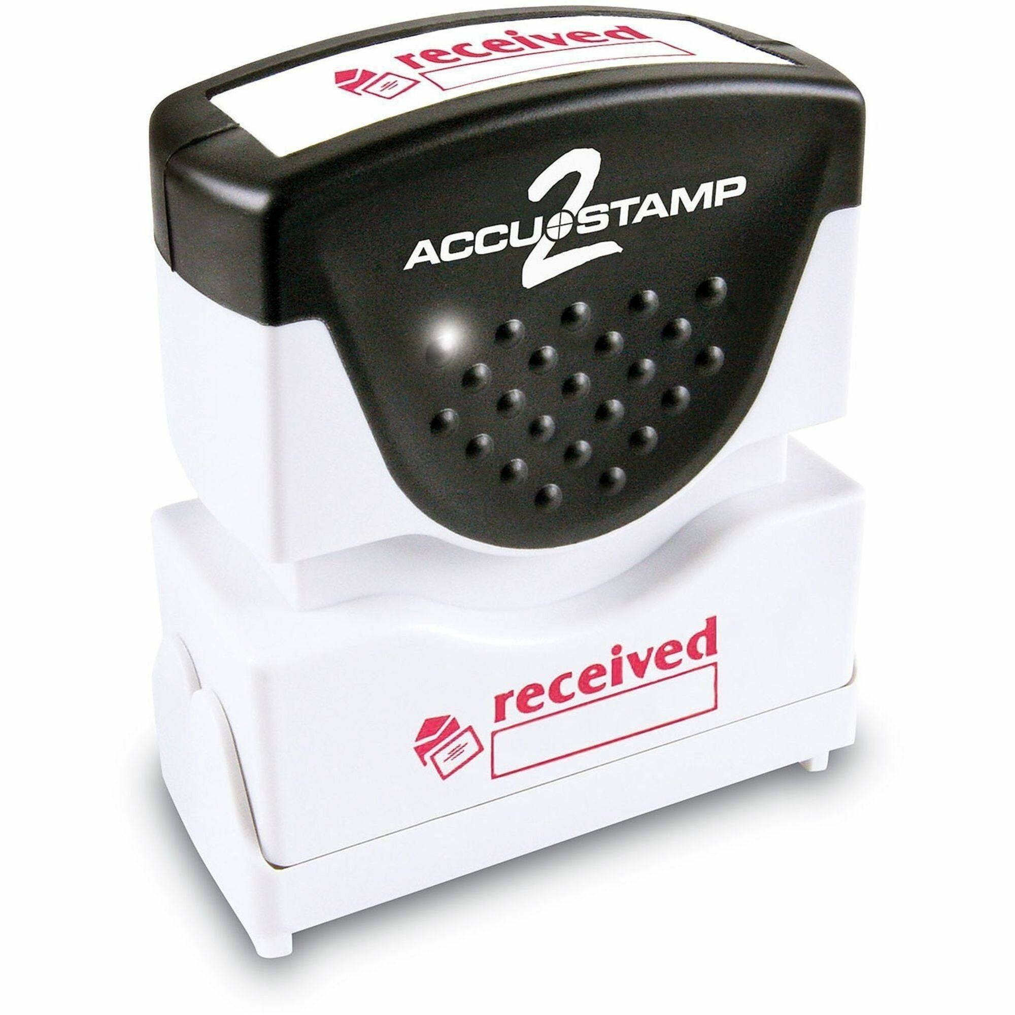 COSCO Shutter Stamp - Message Stamp - RECEIVED - 0.50" Impression Width - 20000 Impression(s) - Red - Rubber, Plastic - 1 Each