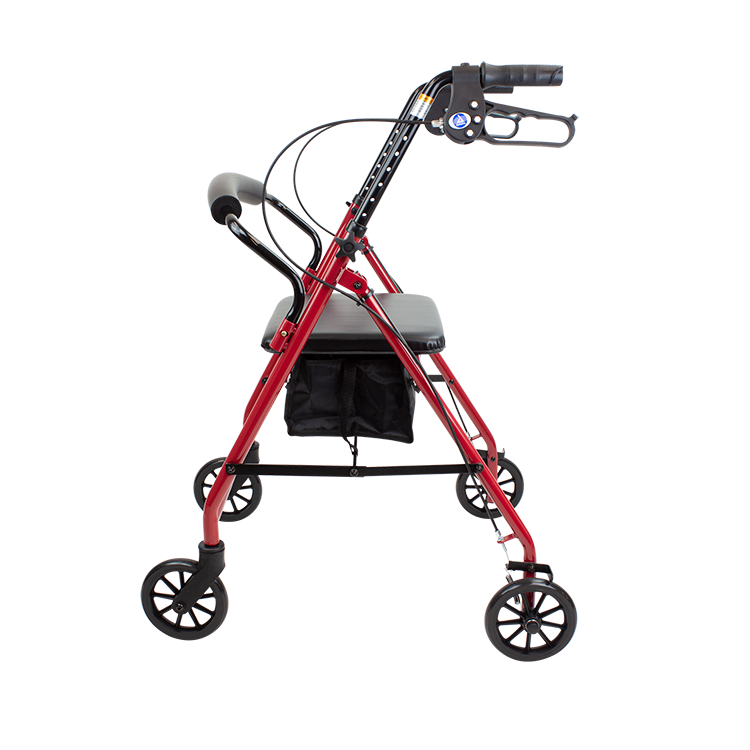 DynaGo Advantage Rollator, Red, 1 Quantity per Case