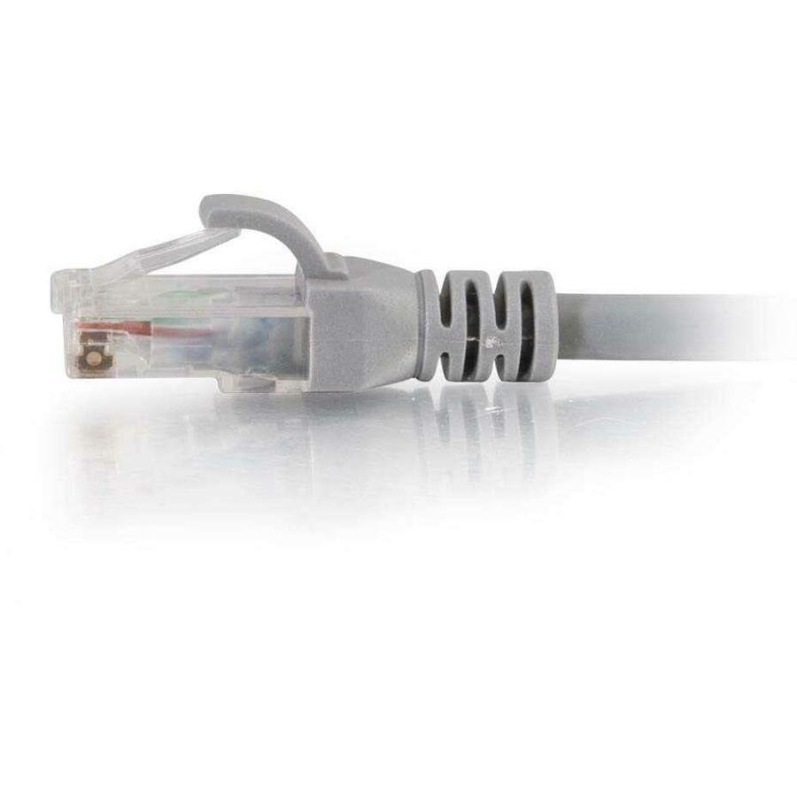 C2G 1 ft Cat6 Snagless UTP Unshielded Network Patch Cable (TAA) - Gray