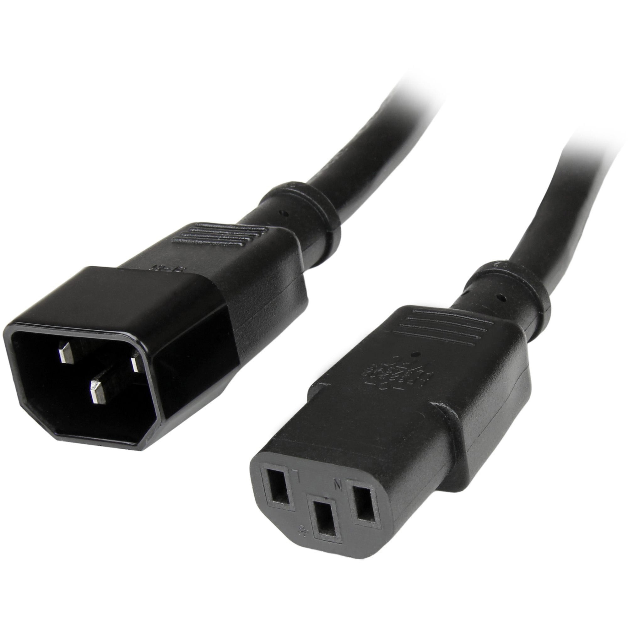 StarTech.com 6 ft 14 AWG Computer Power Cord Extension