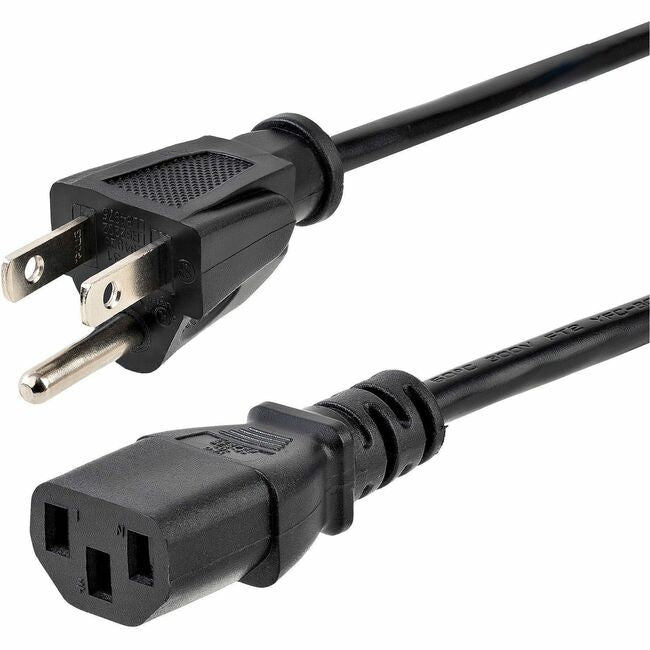 StarTech.com 20 ft Standard Computer Power Cord - NEMA5-15P to C13