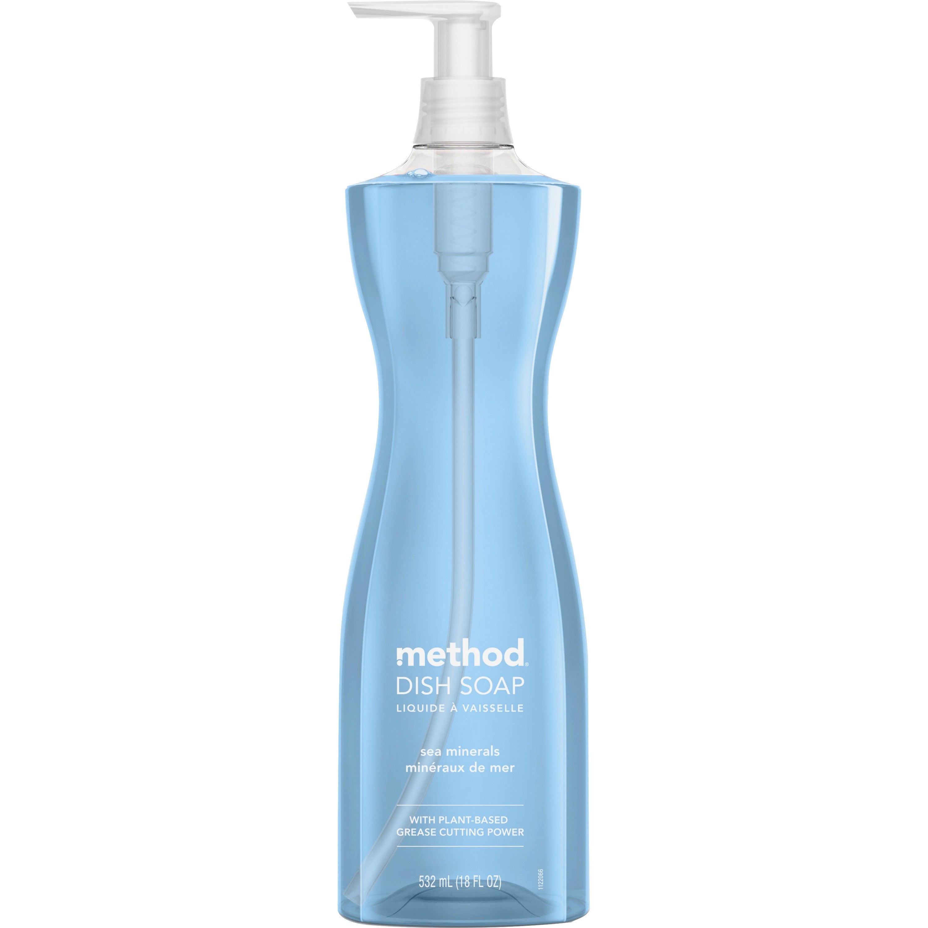 Method Dish Soap - For Dish, Sink - 18 fl oz (0.6 quart) - Sea Mineral Scent - Recommended For: Grease Remover - Non-toxic - Light Blue - 1 Each
