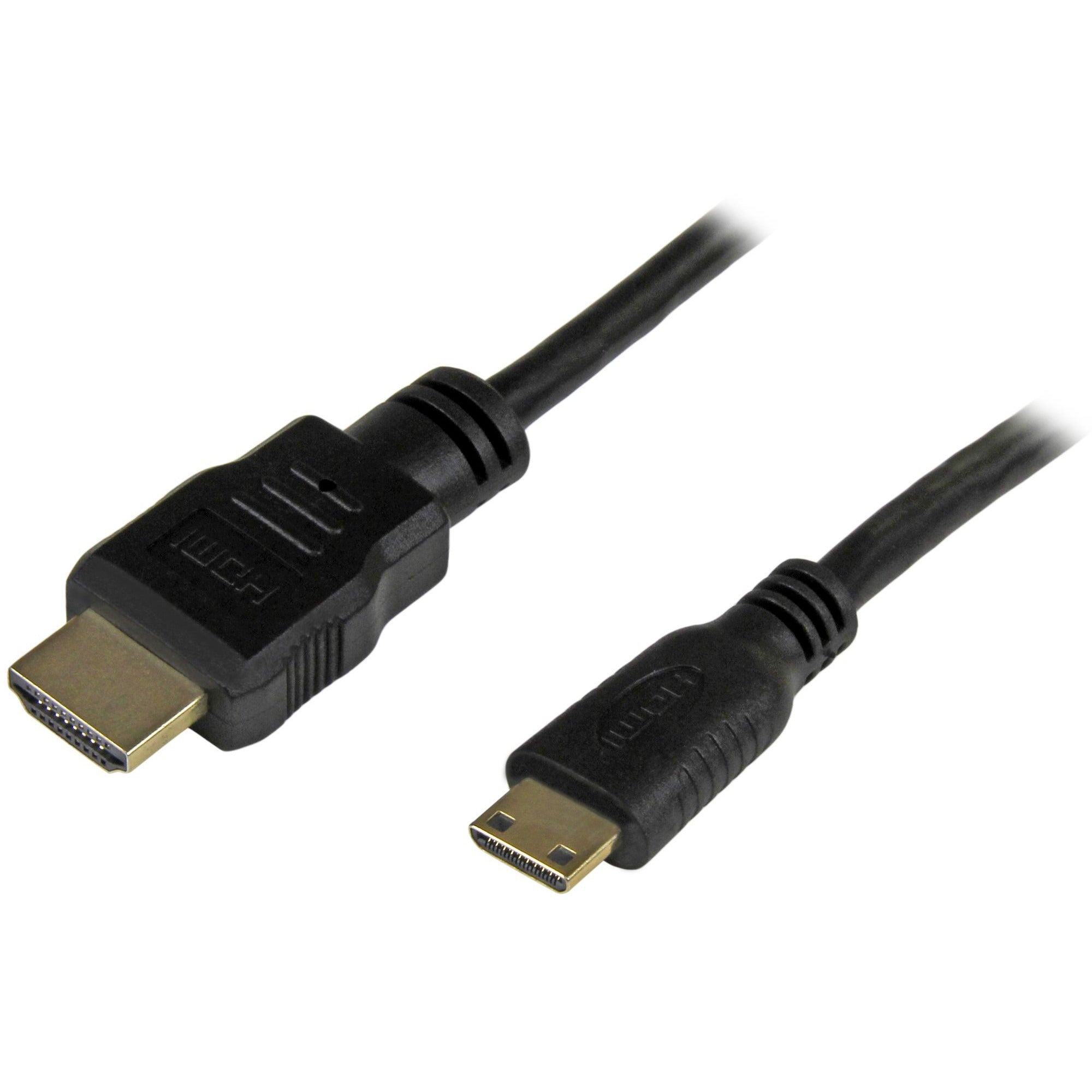 StarTech.com 1 ft High Speed HDMI&reg; Cable with Ethernet- HDMI to HDMI Mini- M/M