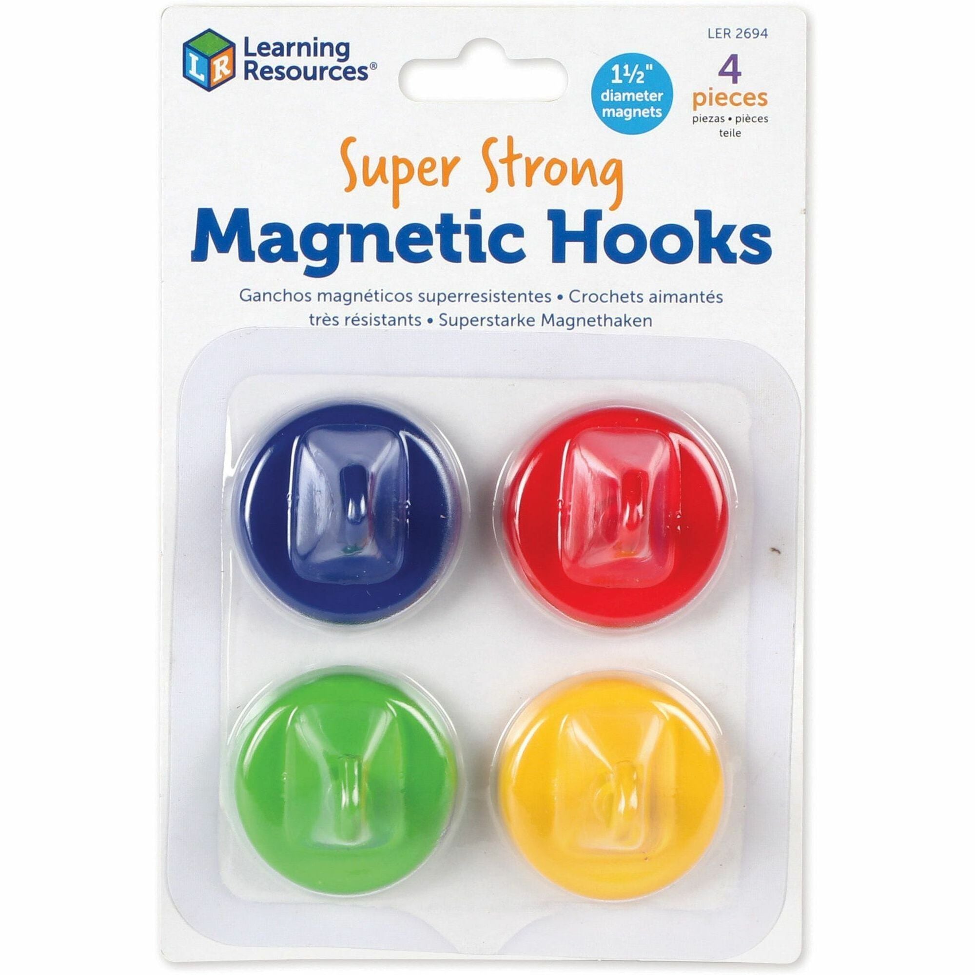 for Pocket Chart, Flip Book, Hall Pass, Decoration - Metal - Red, Blue, Green, Yellow - 4 / Pack