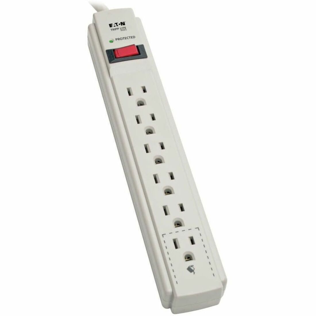 NEMA 5-15P - 6 x NEMA 5-15R - 1875 VA - 790 J - 120 V AC Input - 120 V AC Output - 15 ft