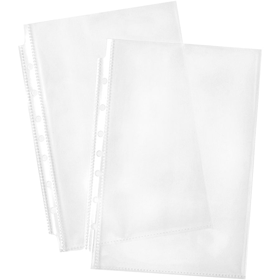 Avery&reg; Mini Diamond Clear Heavyweight Sheet Protectors - 1 x Sheet Capacity - For 5 1/2" x 8 1/2" Sheet - 7 x Holes - 3 x Rings - Top Loading - Rectangular - Clear - Polypropylene - 25 / Pack