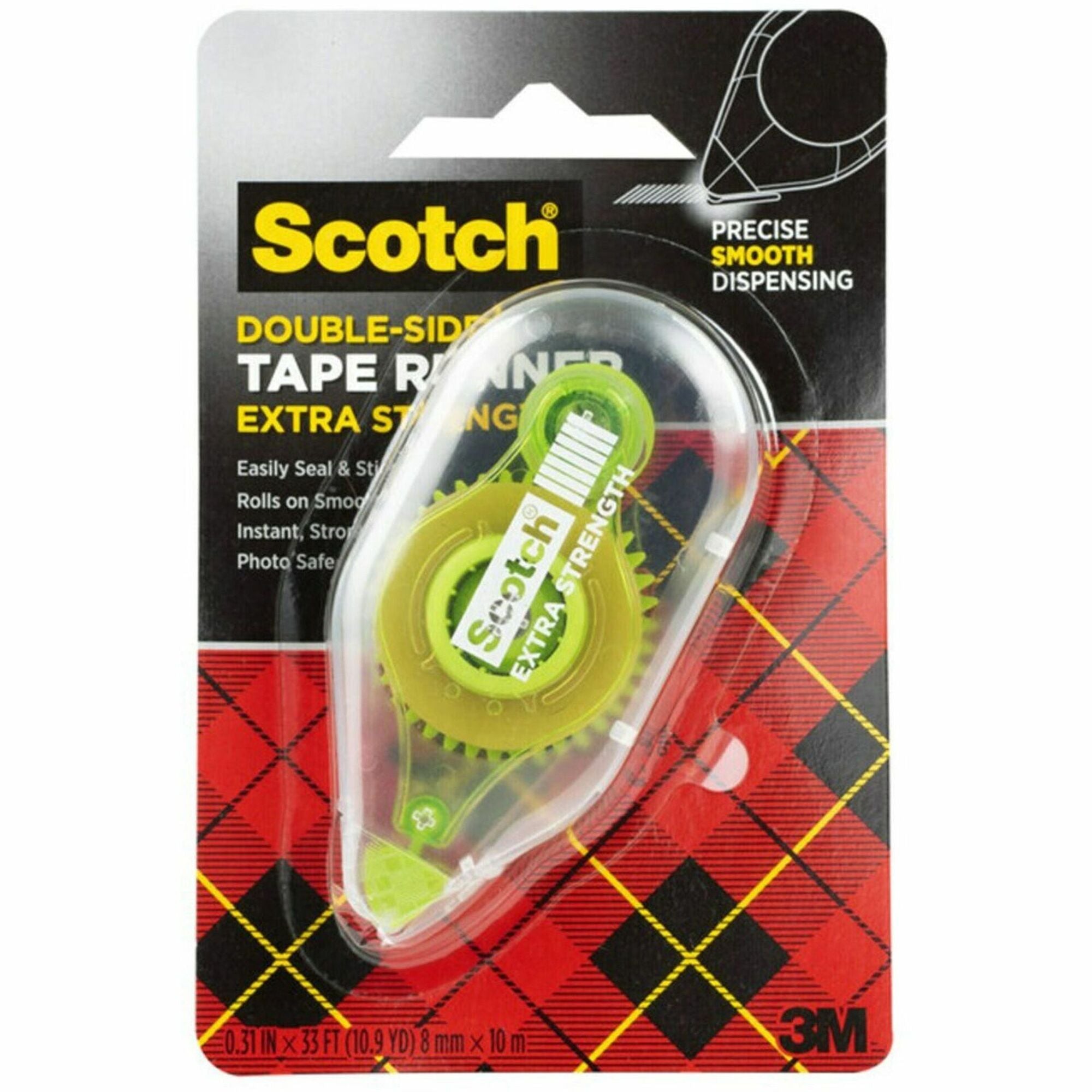 Scotch Double-Sided Tape Runner - Clear - 1 Pack