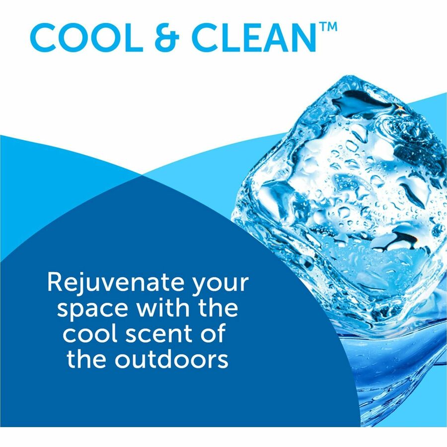 Bright Air Super Odor Eliminator Air Freshener - Gel - 450 ft³ - 14 fl oz (0.4 quart) - Cool, Clean - 60 Day - 1 Each