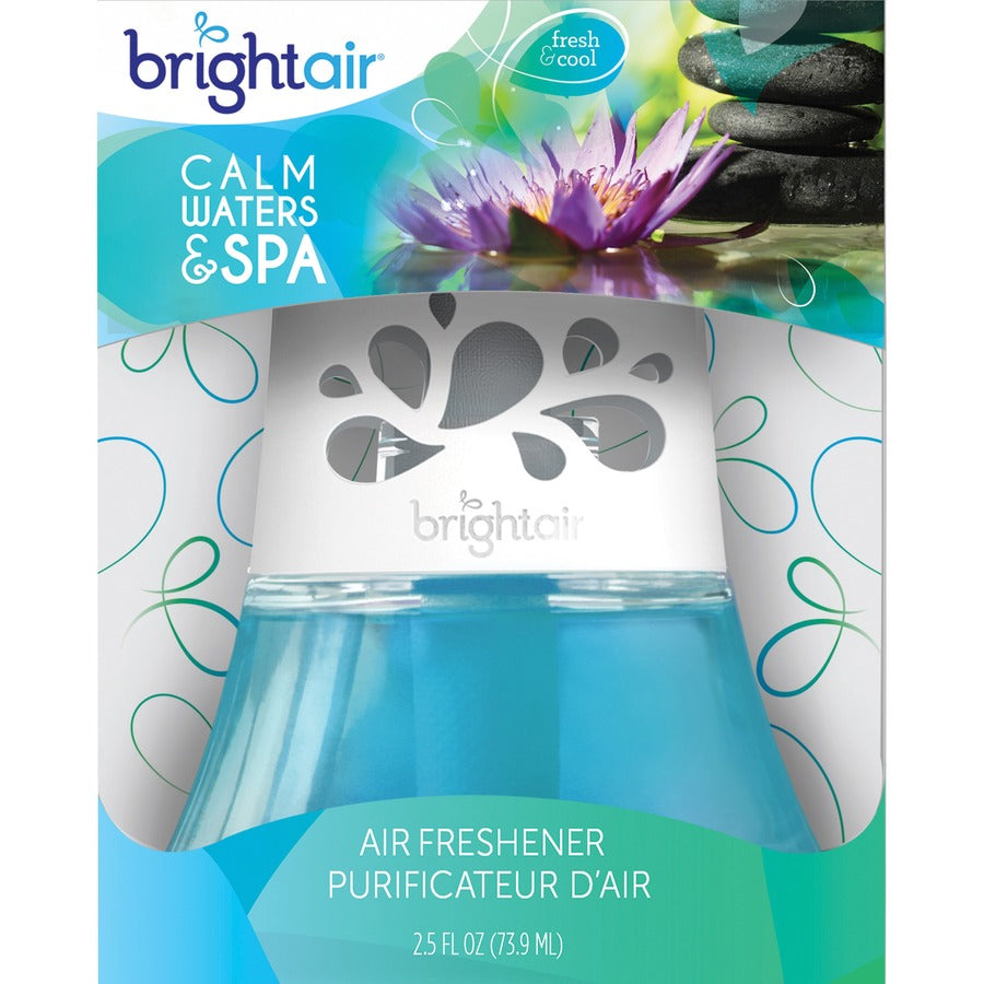Bright Air Scented Oil Air Freshener - Oil - 2.5 fl oz (0.1 quart) - Calm Water, Spa - 45 Day - 1 Each