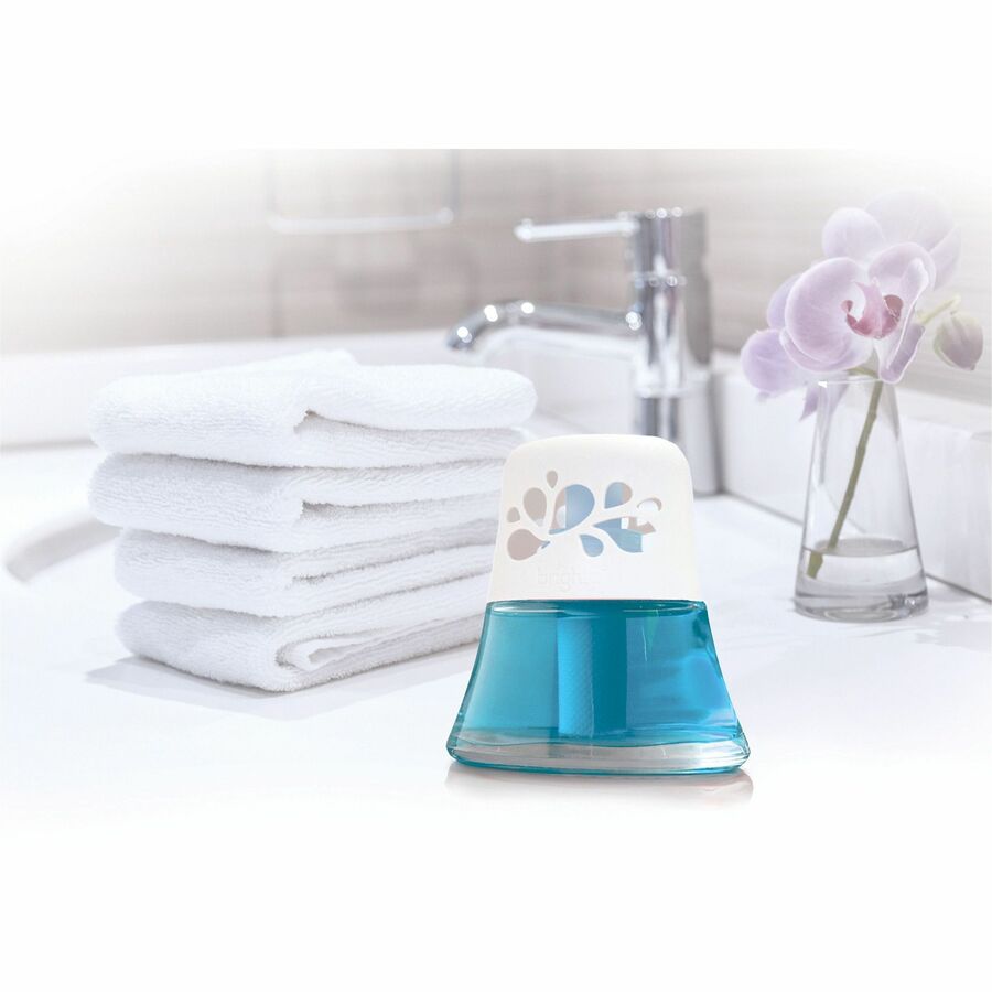 Bright Air Scented Oil Air Freshener - Oil - 2.5 fl oz (0.1 quart) - Calm Water, Spa - 45 Day - 1 Each
