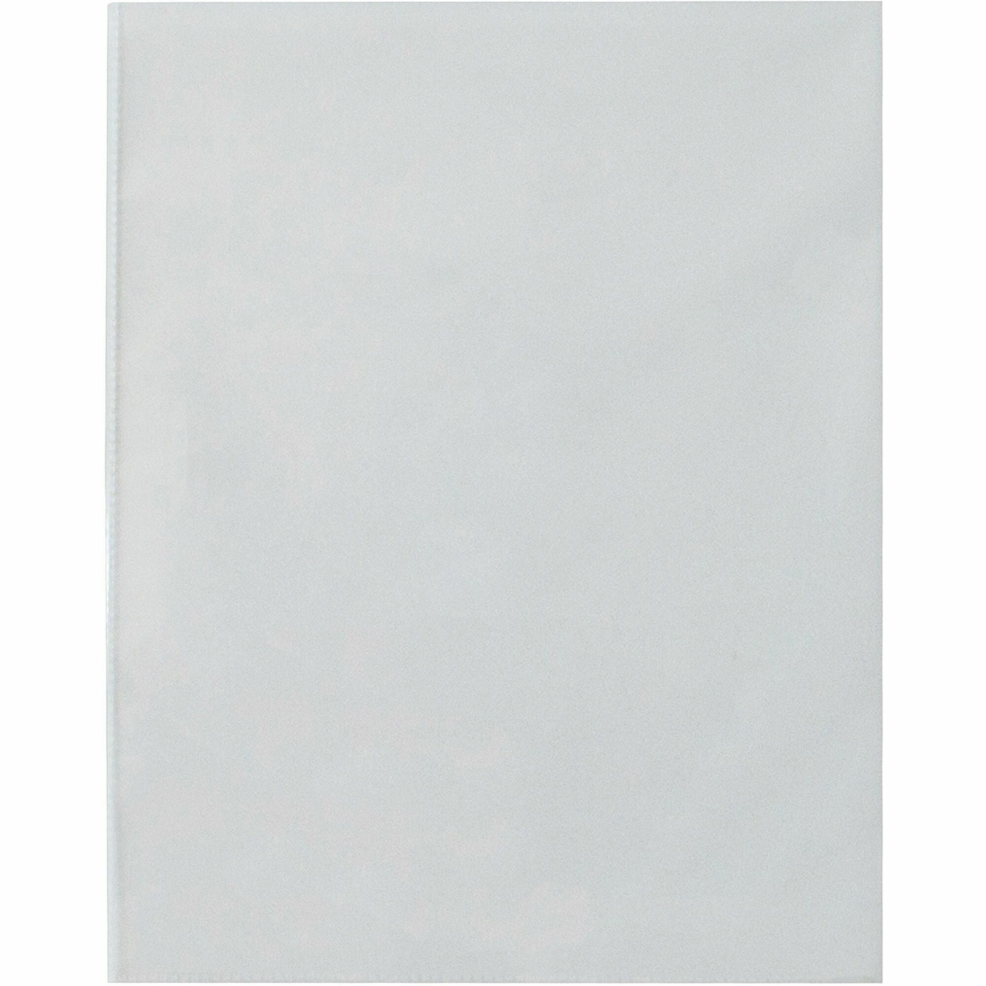 Business Source Full Sheet Top Load Poly Sheet Protectors