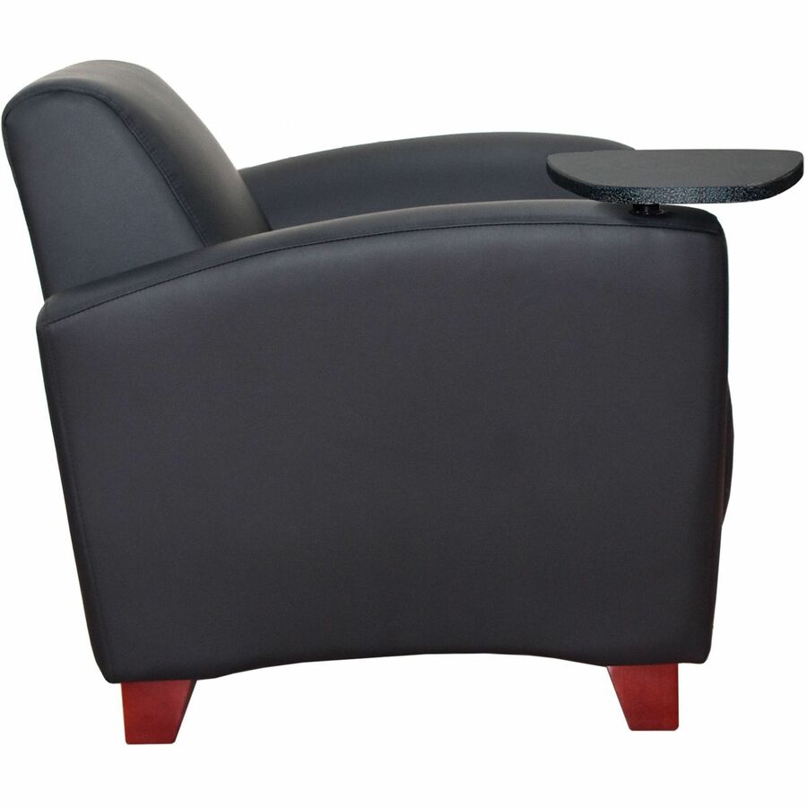 Lorell Accession Club Chair with Tablet Tray