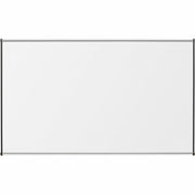 Lorell Dry-Erase Marker Board - 72" (6 ft) Width x 48" (4 ft) Height - Porcelain Enameled Steel Surface - Satin Aluminum Frame - Magnetic - Ghost Resistant - Assembly Required - 1 Each