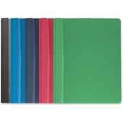Business Source Letter Report Cover - 8 1/2" x 11" - 100 Sheets Capacity - 3 x Prong Fastener(s) - Assorted - Textured, Non-stick - 25 / Box