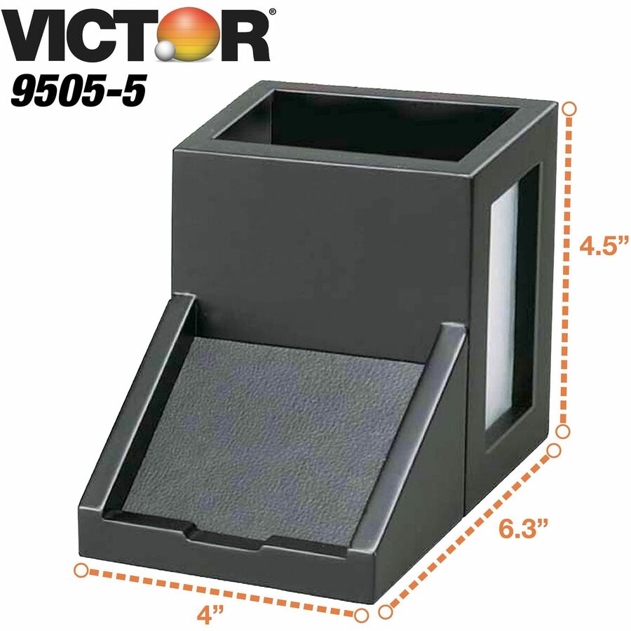 Victor Midnight Black Collection Wood Pencil Cup