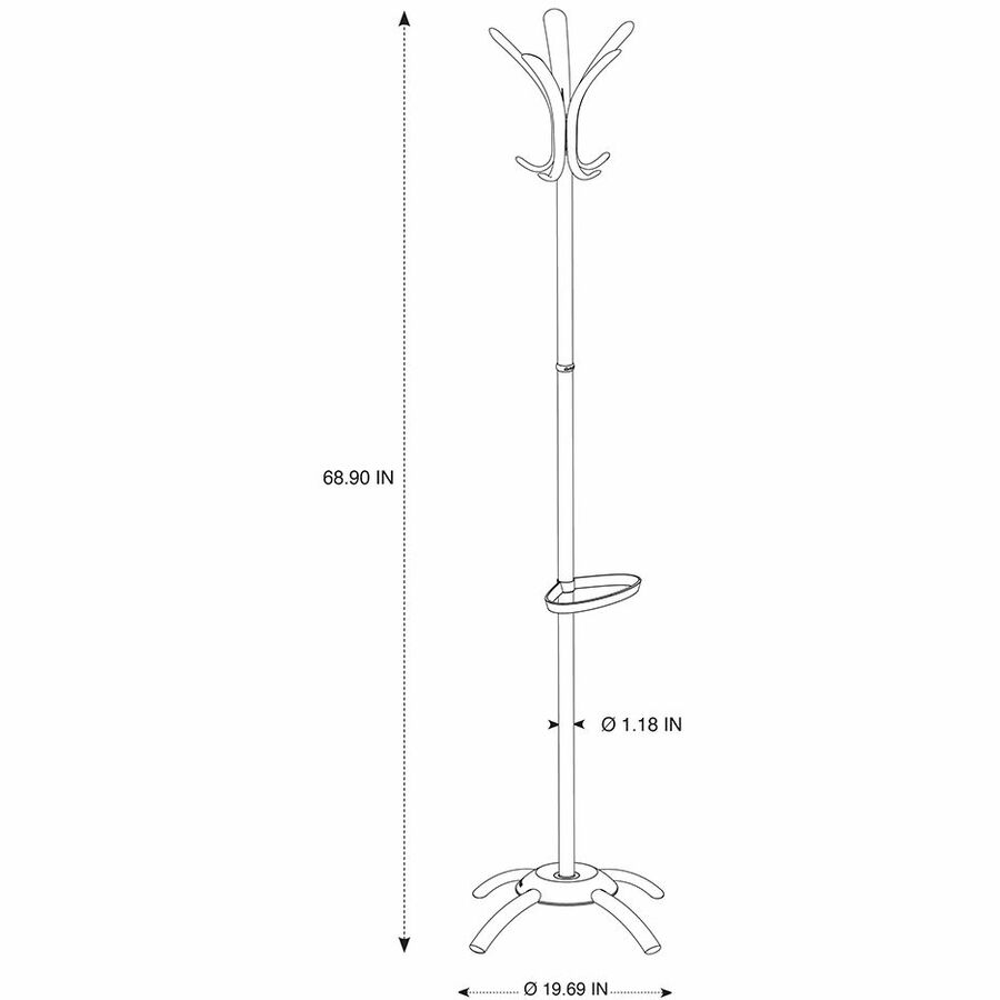 Alba Chrome Coat Stand