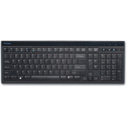 Cable Connectivity - USB Interface - Volume Control, Mute, Sleep, Internet Hot Key(s) - Computer - PC, Mac - Scissors Keyswitch - Matte Black