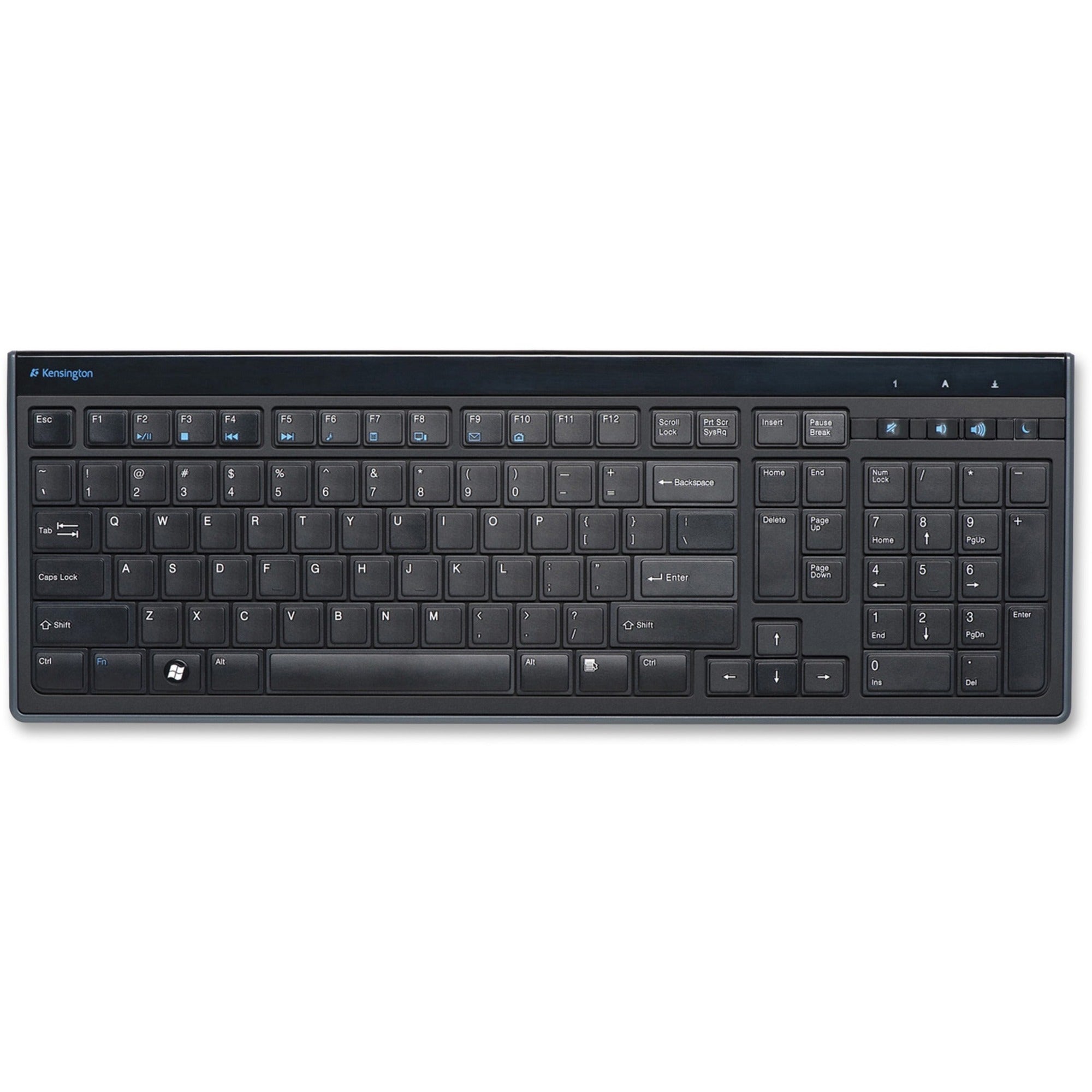 Cable Connectivity - USB Interface - Volume Control, Mute, Sleep, Internet Hot Key(s) - Computer - PC, Mac - Scissors Keyswitch - Matte Black